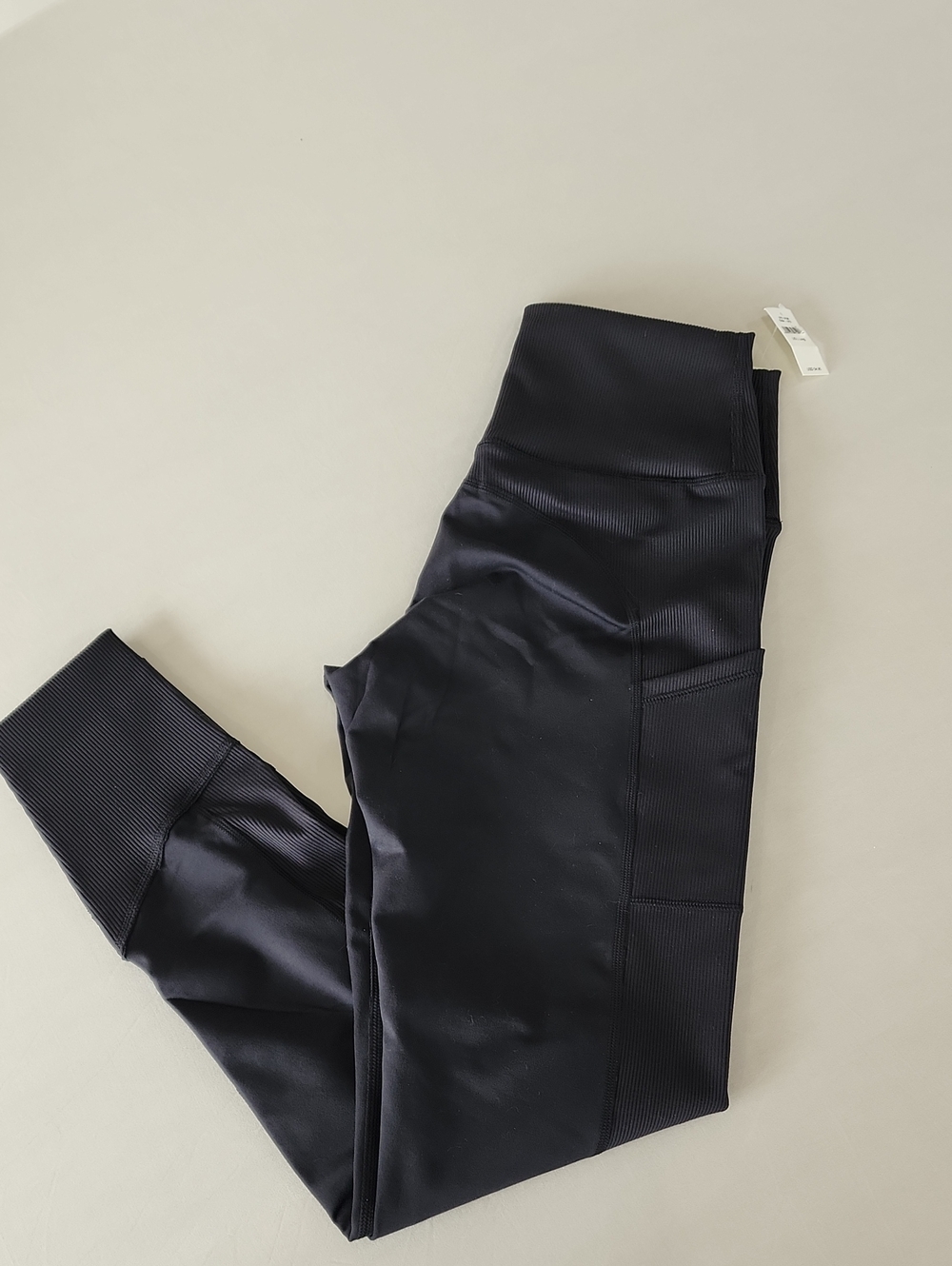 aerie Black High-Rise Pocket Leggings